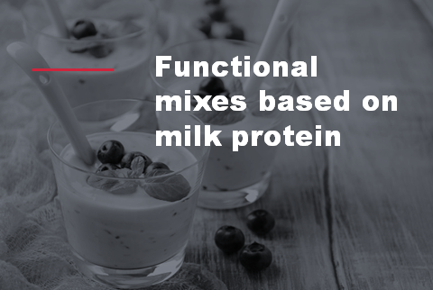 Go to Functional mixes based on milk protein